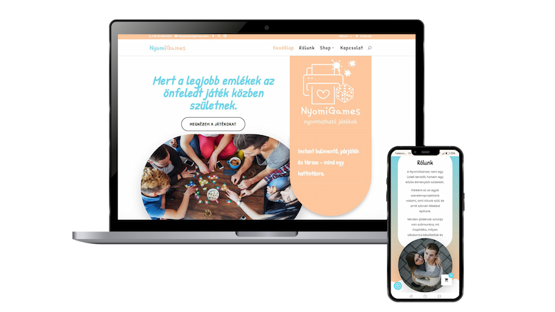 Vicrea Design woocommerce webshop projekt